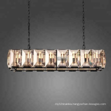 16 lights hot sale K9 crystal black modern chandeliers